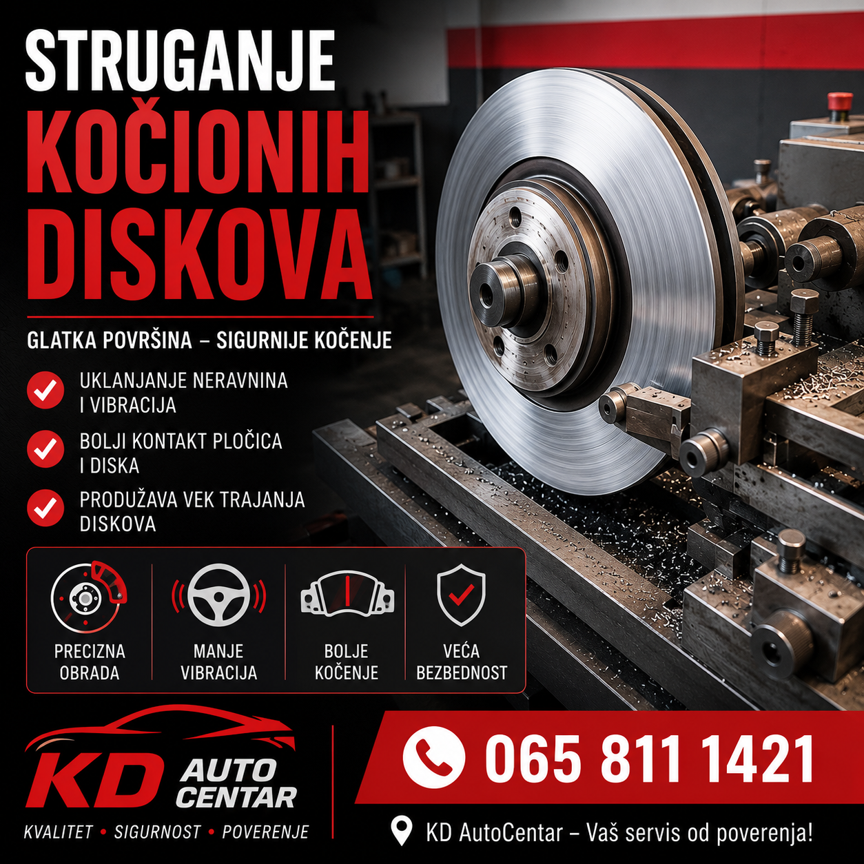 🔧 MAŠINSKA OBRADA KOČIONIH DISKOVA